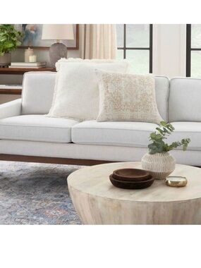 NWT, Nicole Curtis- 20"x20" Oversize Nicole Curtis Vintage Medallion Ivory/Beige